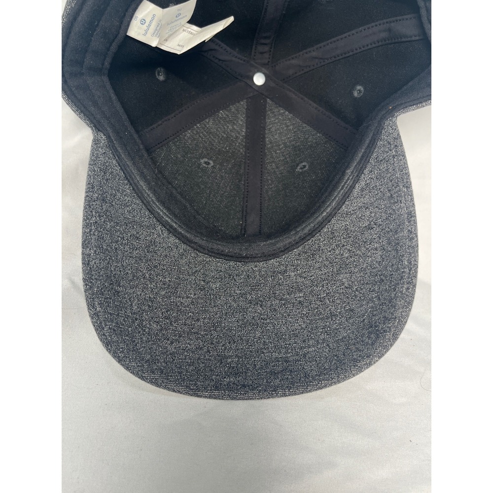 Lululemon Heathered Gray Baseball Cap Adjustable Strapback Hat OS Charcoal - Picture 7 of 8